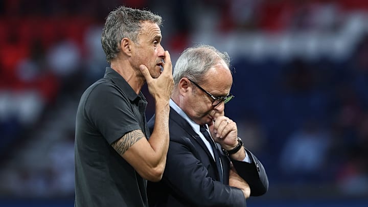 Luis Campos et Luis Enrique - Paris Saint-Germain Luis Campos et Luis Enrique - Paris Saint-Germain