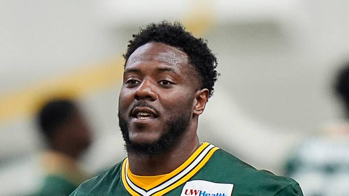 Green Bay Packers linebacker Zaire Franklin (44) in practice