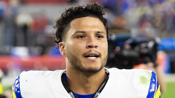 Los Angeles Rams running back Blake Corum. Los Angeles Rams running back Blake Corum.
