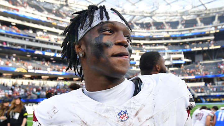 Washington Commanders running back Jacory Croskey-Merritt