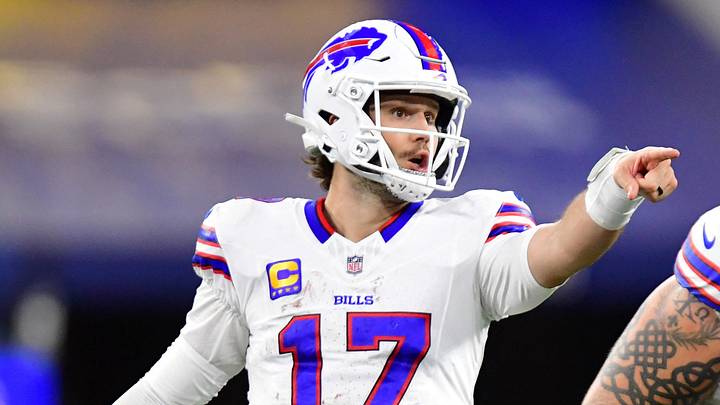 Oct 12, 2026; Inglewood, California, USA; Buffalo Bills quarterback Josh Allen (17) calls a play during the fourth quarter against the Los Angeles Rams at SoFi Stadium. Mandatory Credit: Gary A. Vasquez-Imagn Images Oct 12, 2026; Inglewood, California, USA; Buffalo Bills quarterback Josh Allen (17) calls a play during the fourth quarter against the Los Angeles Rams at SoFi Stadium. Mandatory Credit: Gary A. Vasquez-Imagn Images