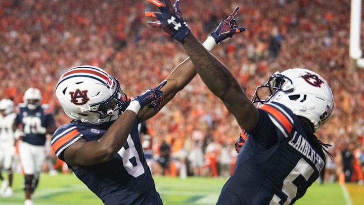 The Auburn Tigers welcome the Oklahoma Sooners to Jordan-Hare Stadium on Saturday for Oklahoma's first SEC-road game. The Auburn Tigers welcome the Oklahoma Sooners to Jordan-Hare Stadium on Saturday for Oklahoma's first SEC-road game.