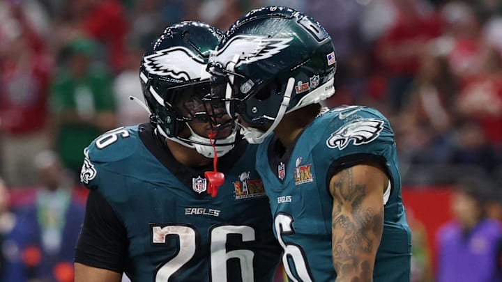 DeVonta Smith, Saquon Barkley, Philadelphia Eagles