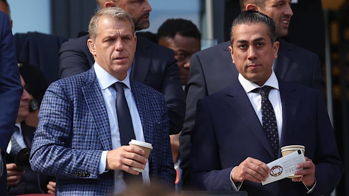 Todd Boehly (left) has been speaking about Chelsea's strategy.