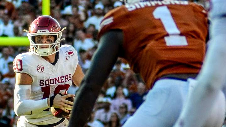 Oklahoma quarterback John Mateer Oklahoma quarterback John Mateer