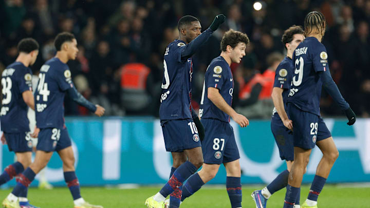 Le PSG vainqueur face à l'OM, avec un grand Dembélé