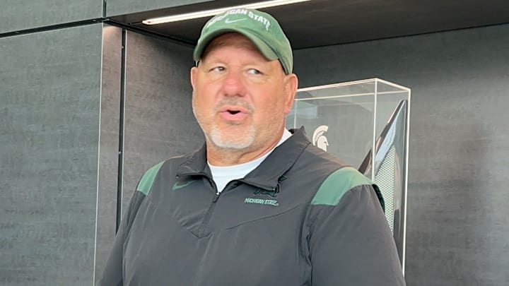 Offensive line coach Jim Michalczik