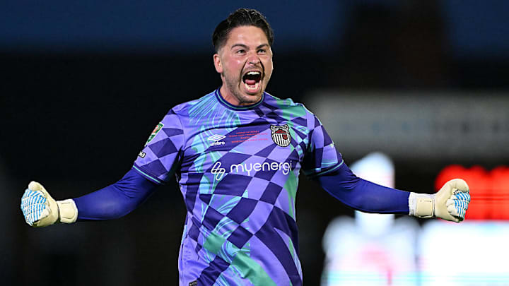 Christy Pym was one of Grimsby Town’s heroes in their win vs. Manchester United. 