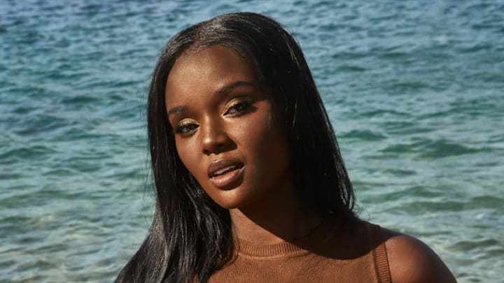 Duckie Thot was photographed by James Macari in Montenegro. Top by Zara. Duckie Thot was photographed by James Macari in Montenegro. Top by Zara.