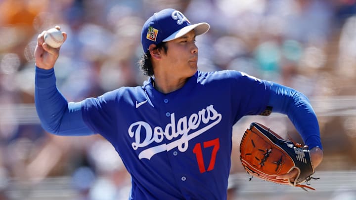 Shohei Ohtani made his first spring training start of the year.