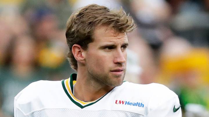 Green Bay Packers kicker Trey Smack. Green Bay Packers kicker Trey Smack.