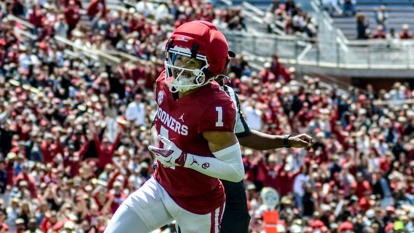 How Oklahoma WR Isaiah Sategna Continued to Develop During Spring Ball