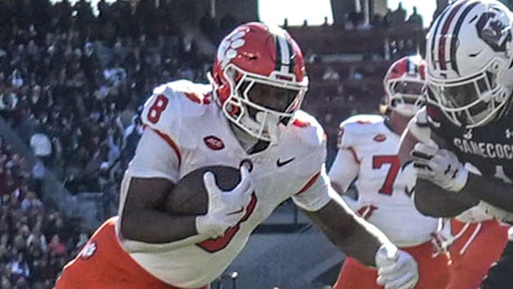 Clemson running back Adam Randall led the charge in the regular-season finale 