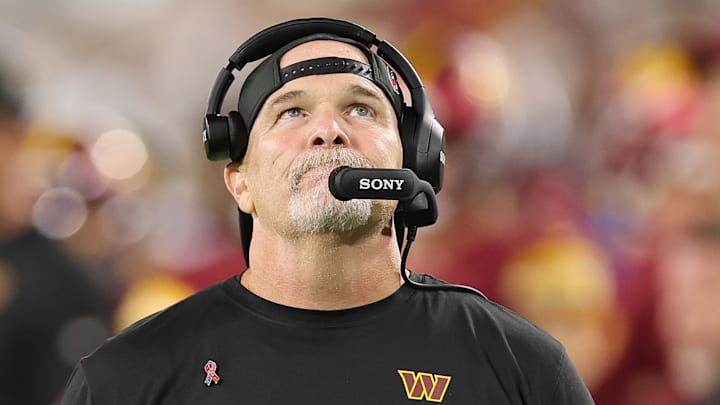 Washington Commanders head coach Dan Quinn Washington Commanders head coach Dan Quinn