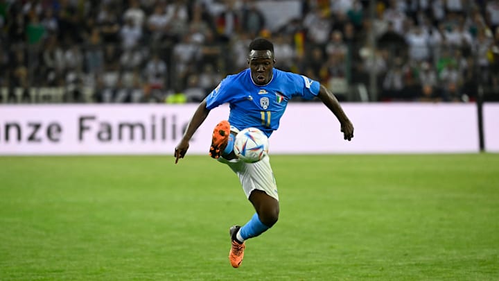 Wilfried Gnonto im Trikot der Squadra Azzurra