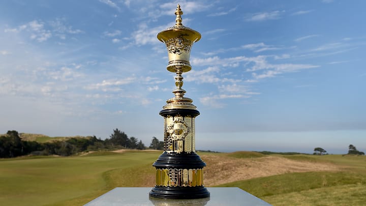 U.S. Amateur trophy. 