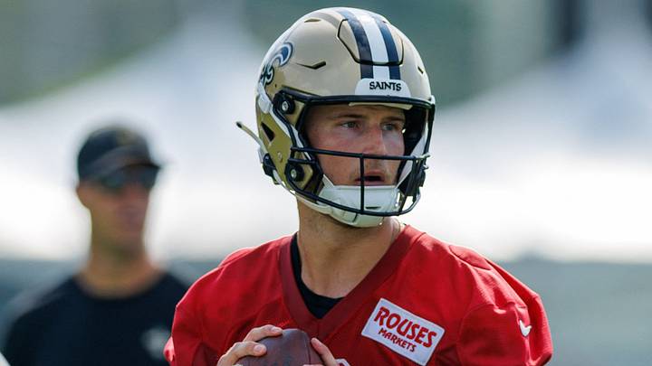 New Orleans Saints quarterback Tyler Shough New Orleans Saints quarterback Tyler Shough