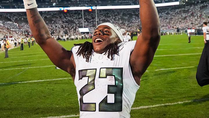 Oregon Ducks running back Dierre Hill Jr. Oregon Ducks running back Dierre Hill Jr.