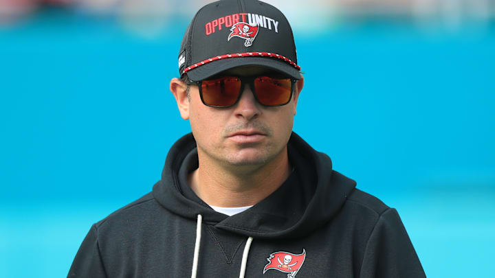 The Tampa Bay Buccaneers fired offensive coordinator Josh Grizzard after a historic collapse last season. 
