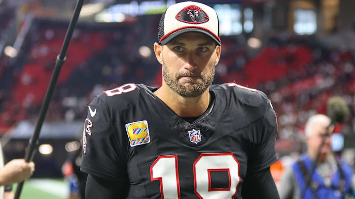 The Atlanta Falcons benched quarterback Kirk Cousins (pictured) and will turn to rookie Michael Penix Jr. as their starter.