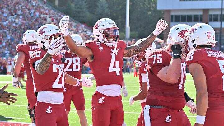 Washington State Cougars wide receiver Darrius Clemons (4). Washington State Cougars wide receiver Darrius Clemons (4).