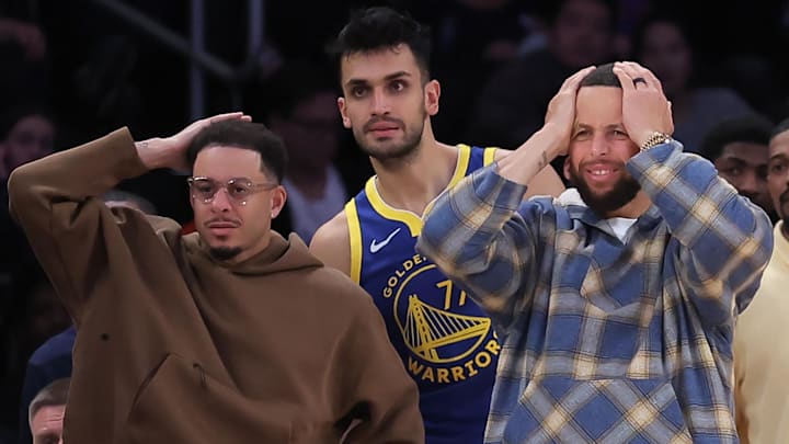 Seth Curry was stapled to the bench during the Play-In Tournament