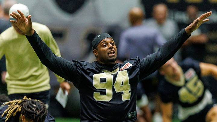 New Orleans Saints defensive end Cameron Jordan New Orleans Saints defensive end Cameron Jordan