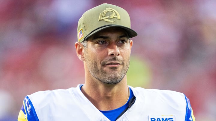 Los Angeles Rams quarterback Jimmy Garoppolo