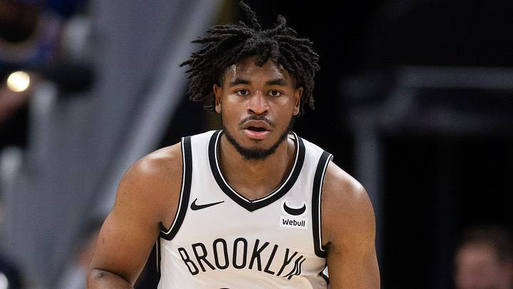 Dec 16, 2023; San Francisco, California, USA; Brooklyn Nets guard Cam Thomas (24) brings the ball up court against the Golden State Warriors during the third quarter at Chase Center. Mandatory Credit: D. Ross Cameron-USA TODAY Sports Dec 16, 2023; San Francisco, California, USA; Brooklyn Nets guard Cam Thomas (24) brings the ball up court against the Golden State Warriors during the third quarter at Chase Center. Mandatory Credit: D. Ross Cameron-USA TODAY Sports