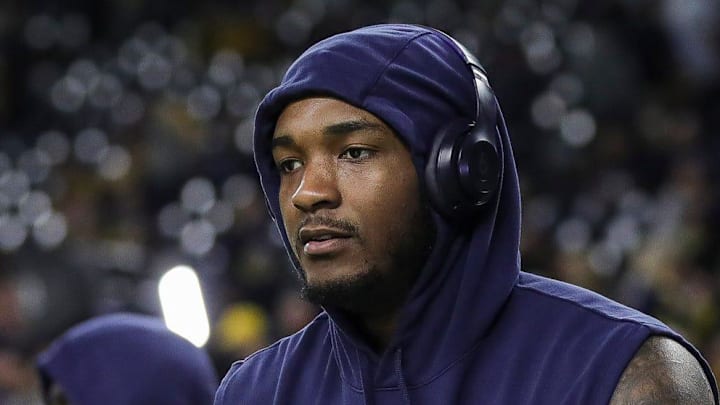 Michigan defensive end Derrick Moore.