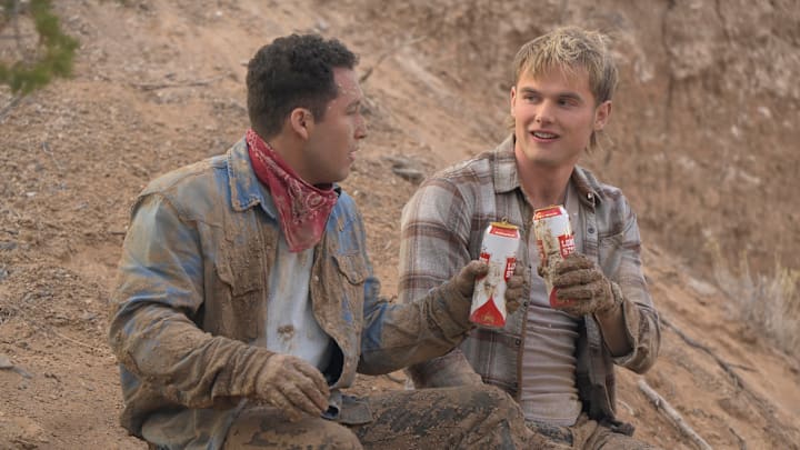 RANSOM CANYON. (L to R) Andrew Liner as Reid and Garrett Wareing as Lucas in Episode 104 of Ransom Canyon