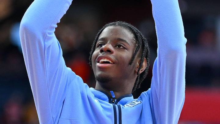 Feb 21, 2026; Syracuse, New York, USA; North Carolina Tar Heels forward Caleb Wilson (8) shoots prior to the game against the Syracuse Orange at the JMA Wireless Dome. Mandatory Credit: Rich Barnes-Imagn Images Feb 21, 2026; Syracuse, New York, USA; North Carolina Tar Heels forward Caleb Wilson (8) shoots prior to the game against the Syracuse Orange at the JMA Wireless Dome. Mandatory Credit: Rich Barnes-Imagn Images