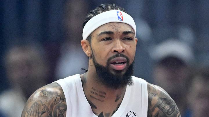 Oct 31, 2025; Cleveland, Ohio, USA; Toronto Raptors forward Brandon Ingram (3) reacts in the first quarter against the Cleveland Cavaliers at Rocket Arena. Mandatory Credit: David Richard-Imagn Images Oct 31, 2025; Cleveland, Ohio, USA; Toronto Raptors forward Brandon Ingram (3) reacts in the first quarter against the Cleveland Cavaliers at Rocket Arena. Mandatory Credit: David Richard-Imagn Images