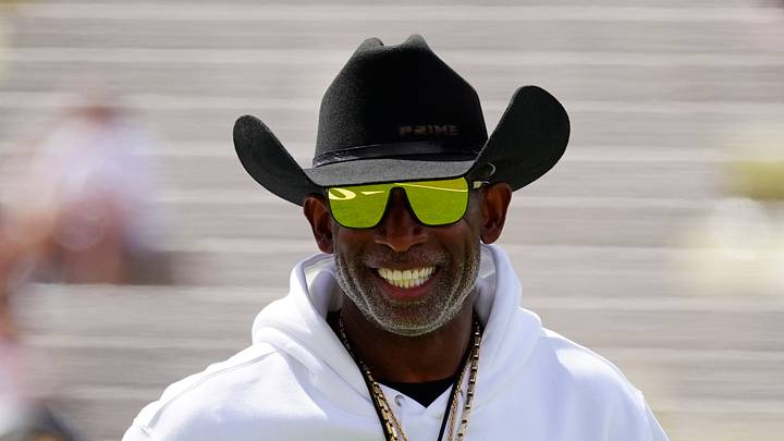 Sep 12, 2026; Boulder, Colorado, USA; Colorado Buffaloes head coach Deion Sanders before the game against Weber State at Folsom Field. Sep 12, 2026; Boulder, Colorado, USA; Colorado Buffaloes head coach Deion Sanders before the game against Weber State at Folsom Field.