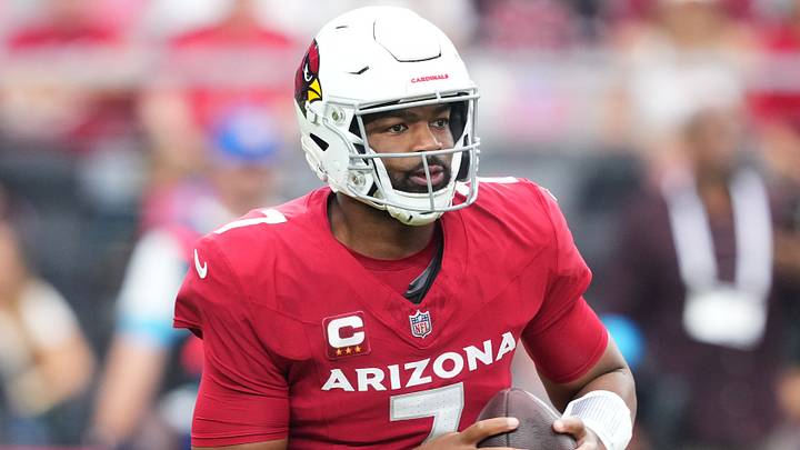 Oct 25, 2026; Glendale, Arizona, USA;  Arizona Cardinals quarterback Jacoby Brissett (7) looks to pass during the first half against the Denver Broncos at State Farm Stadium.  Mandatory Credit: Joe Camporeale-Imagn Images