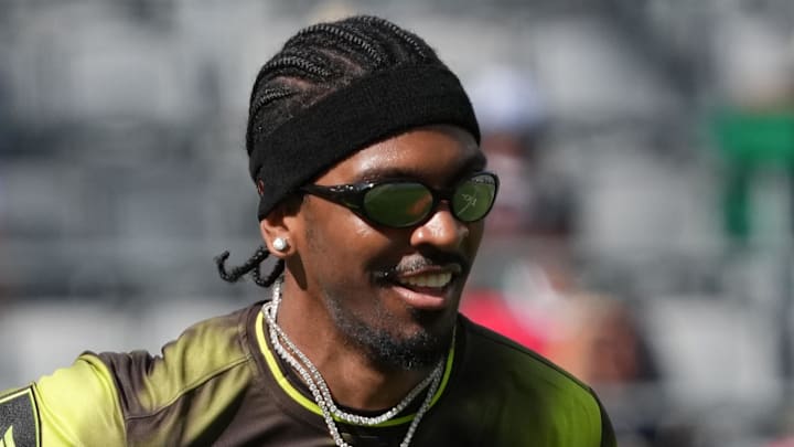 Washington Commanders quarterback Jayden Daniels