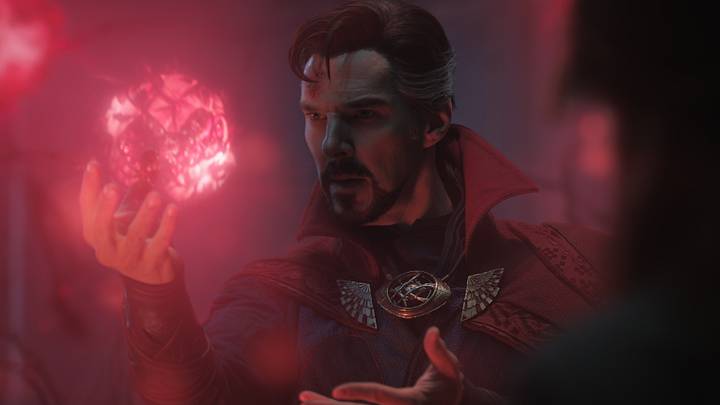 Benedict Cumberbatch as Doctor Stephen Strange in Marvel Studios' DOCTOR STRANGE IN THE MULTIVERSE OF MADNESS. Photo courtesy of Marvel Studios. ©Marvel Studios 2022. All Rights Reserved.