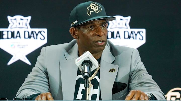 Colorado head coach Deion Sanders