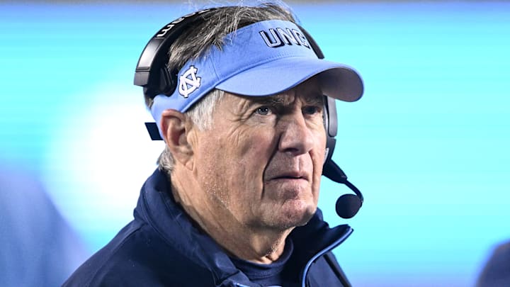 North Carolina head coach Bill Belichick North Carolina head coach Bill Belichick