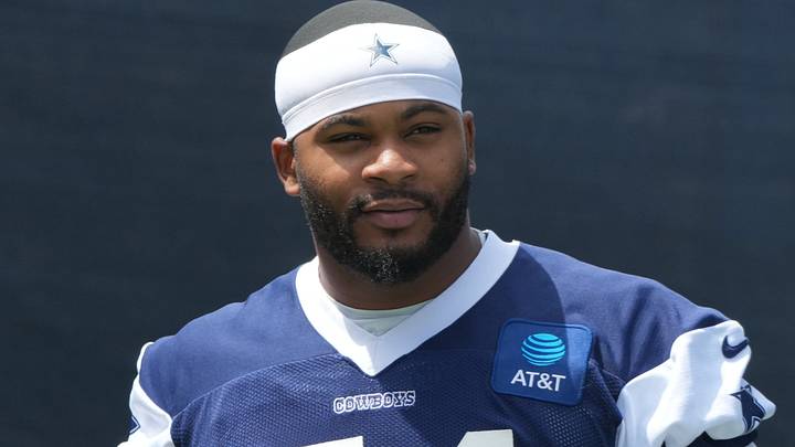 Dallas Cowboys EDGE Sam Williams at training camp at River Ridge Playing Fields. Dallas Cowboys EDGE Sam Williams at training camp at River Ridge Playing Fields.