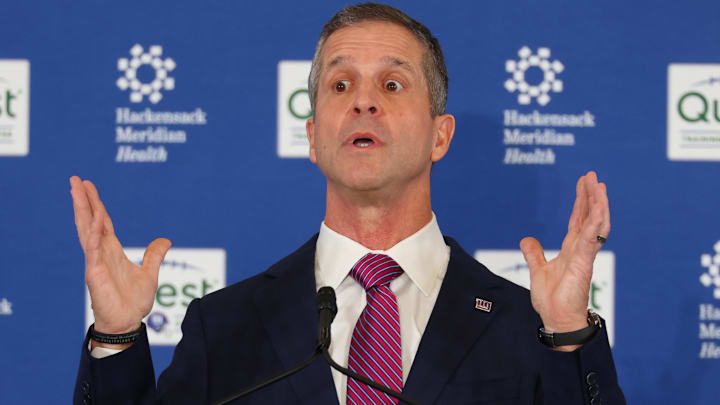 New York Giants - head coach John Harbaugh