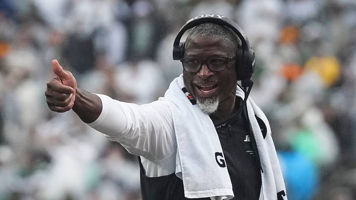 New York Jets head coach Aaron Glenn