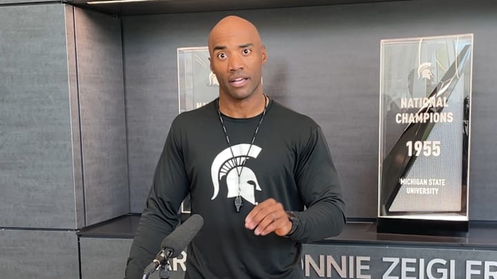 Michigan State safeties coach James Adams