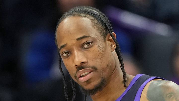Sacramento Kings guard DeMar DeRozan during the third quarter against the New Orleans Pelicans. Sacramento Kings guard DeMar DeRozan during the third quarter against the New Orleans Pelicans.