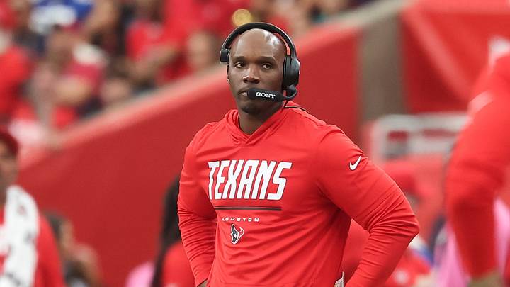 Oct 25, 2026; Houston, Texas, USA; Houston Texans head coach DeMeco Ryans reacts on the sideline during the second quarter against the New York Giants at Reliant Stadium. Mandatory Credit: Troy Taormina-Imagn Images Oct 25, 2026; Houston, Texas, USA; Houston Texans head coach DeMeco Ryans reacts on the sideline during the second quarter against the New York Giants at Reliant Stadium. Mandatory Credit: Troy Taormina-Imagn Images
