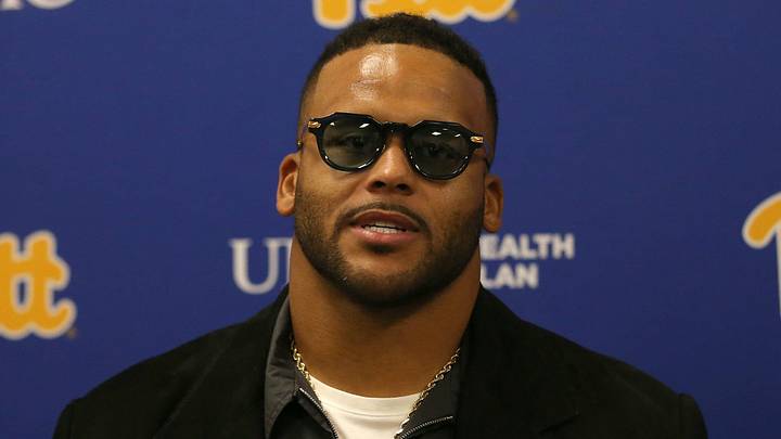 Retired NFL defensive tackle Aaron Donald Retired NFL defensive tackle Aaron Donald