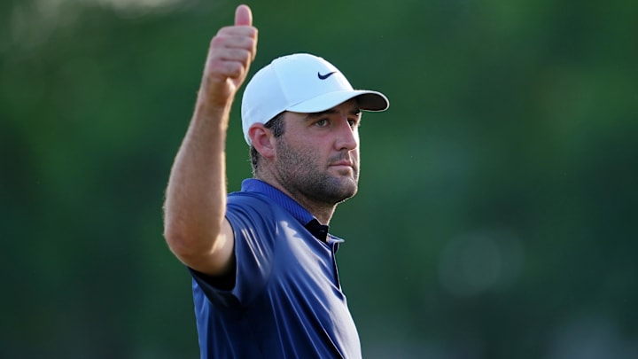 Scheffler prevailed by five shots at Quail Hollow.