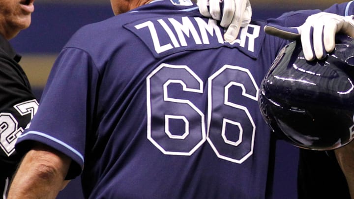 Don Zimmer, one of two Rays numbers retired by the team.