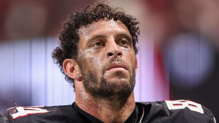 Carolina Panthers tight end Feleipe Franks Carolina Panthers tight end Feleipe Franks