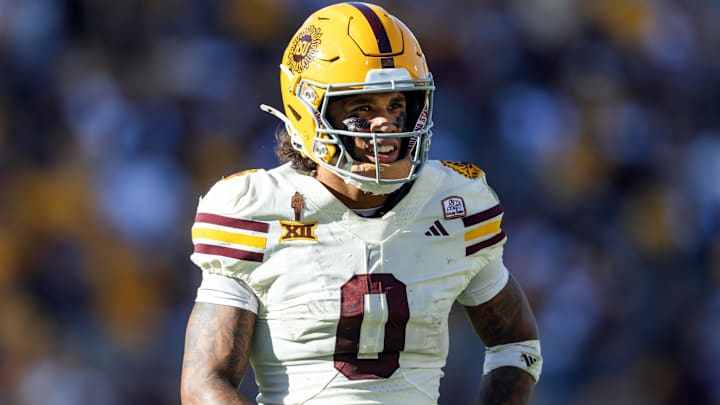 Arizona State Sun Devils wide receiver Jordyn Tyson against the Texas Tech Red Raiders at Mountain America Stadium.